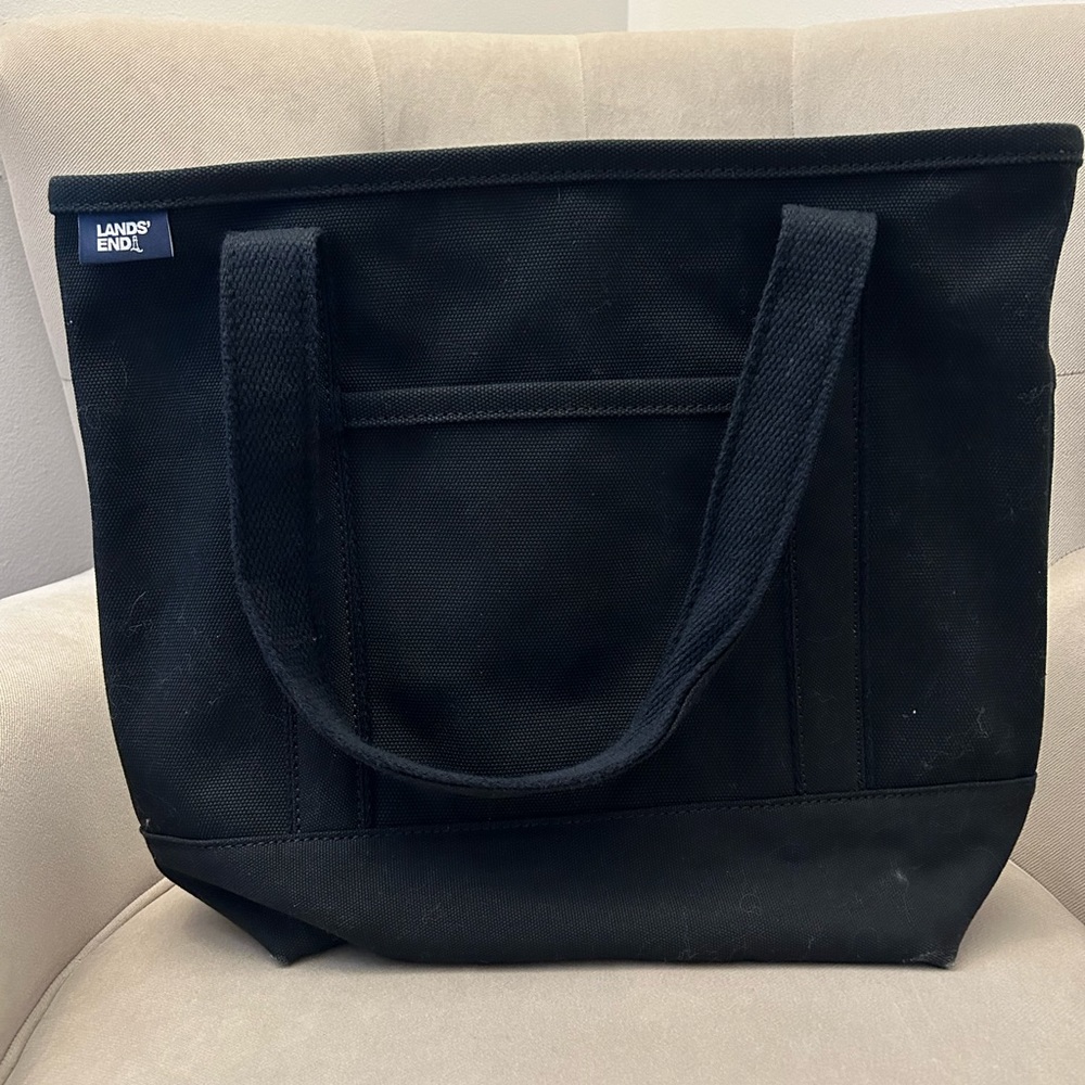 Canvas Tote in Black